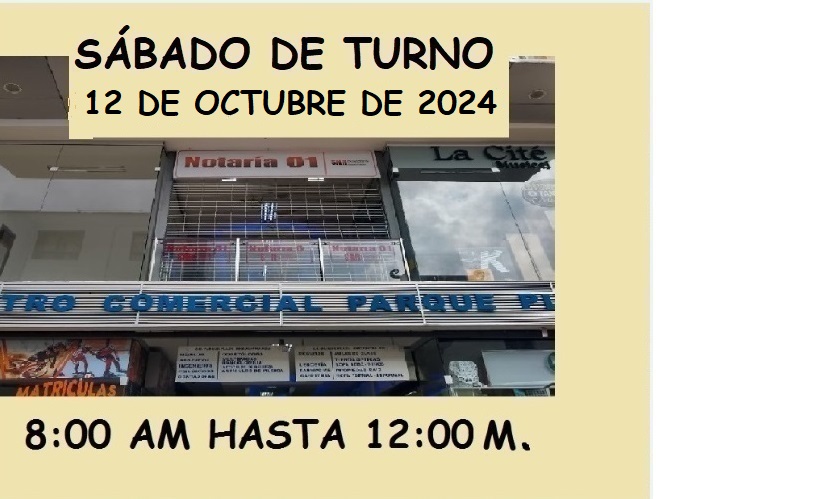 SÁBADO DE TURNO